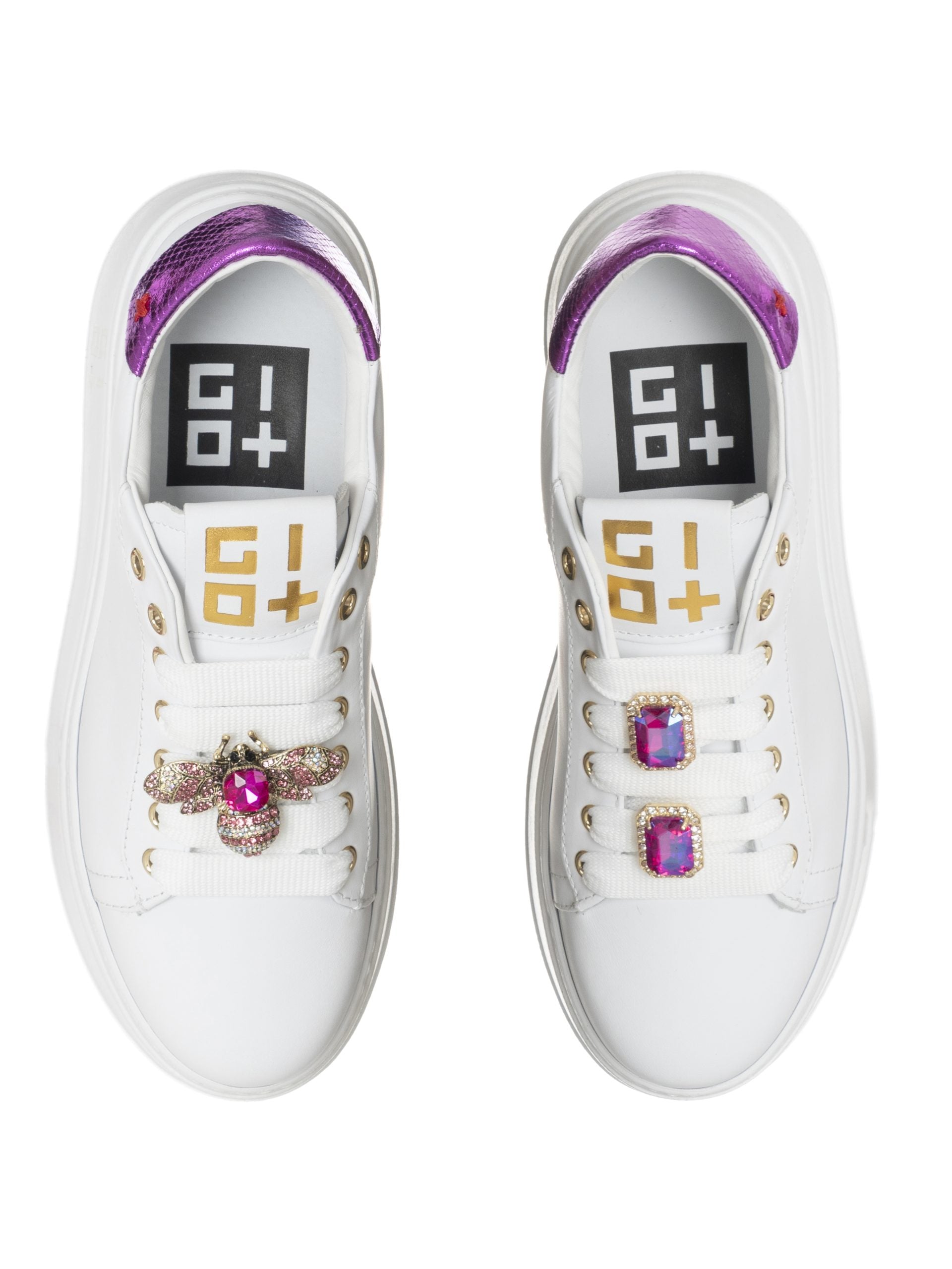 GIO+ PIA308A SNEAKER COMBI WHITE/FUXIA - Atelier Fratelli Carbè