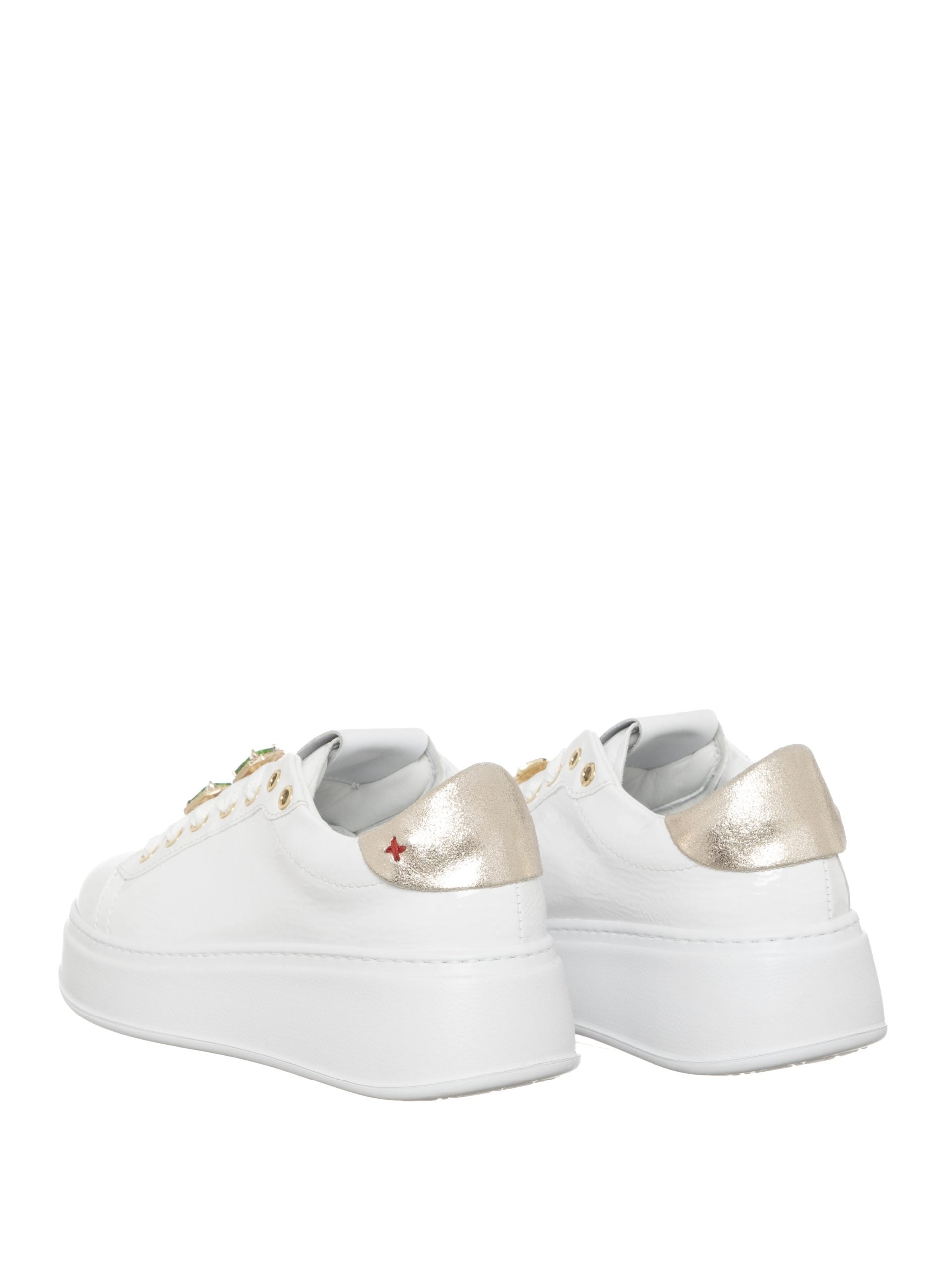 GIO+ PIA304C SNEAKER COMBI WHITE PLATINO - Atelier Fratelli Carbè