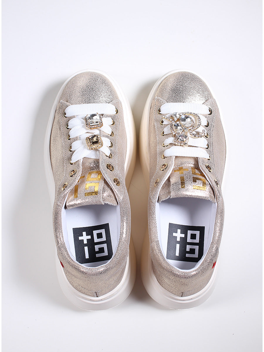 GIO+ PIA242A SNEAKER MILLENIUM PLATINO - Atelier Fratelli Carbè