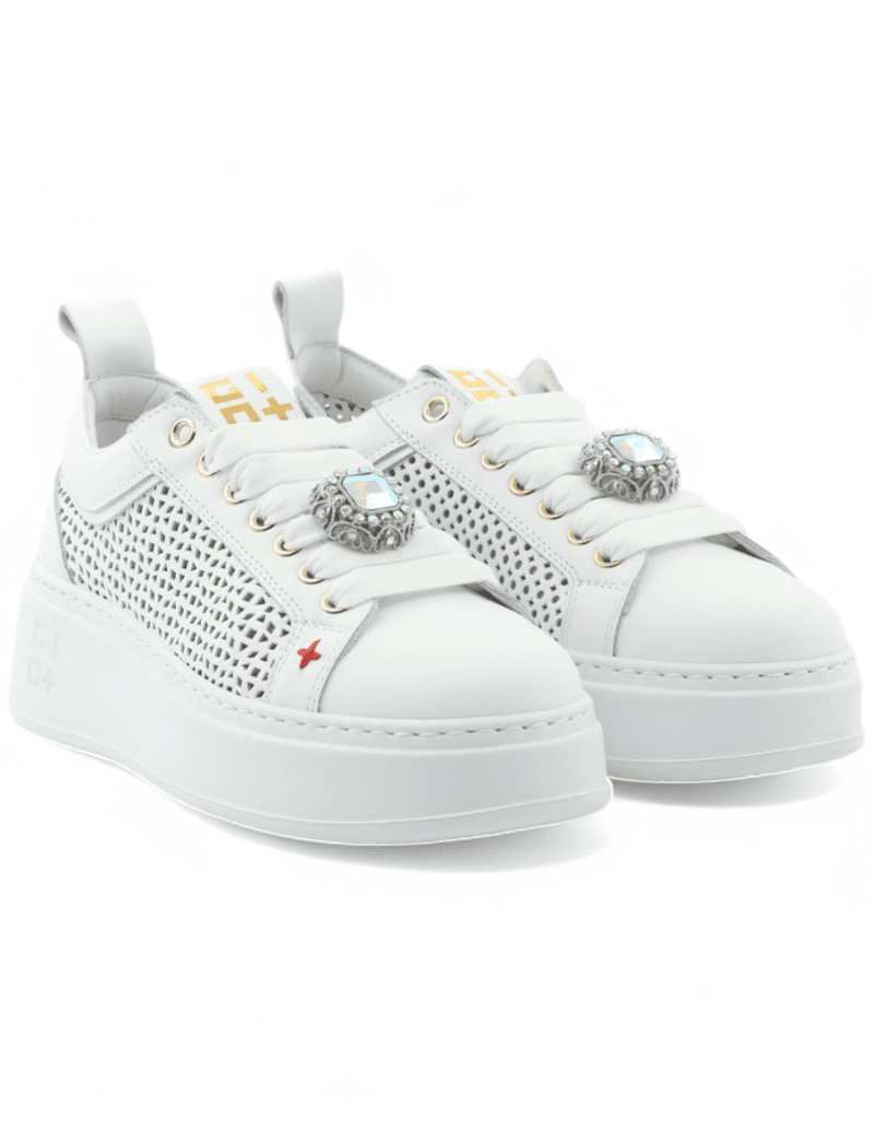 GIO+ PIA330A  SNEAKER COMBI WHITE /VIPERIAN - Atelier Fratelli Carbè
