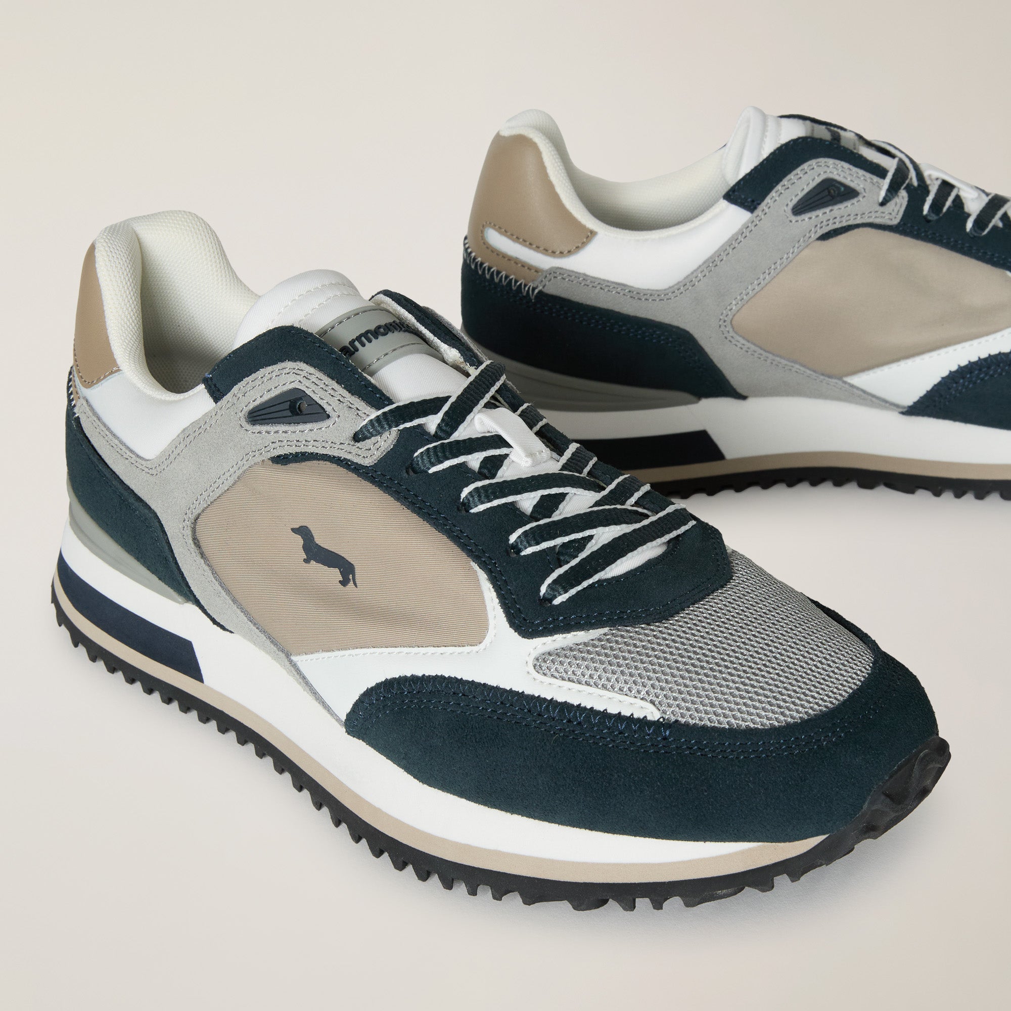 Harmont&Blaine EFM.251.050.6550  SNEAKER Sneakers in camoscio - Atelier Fratelli Carbè