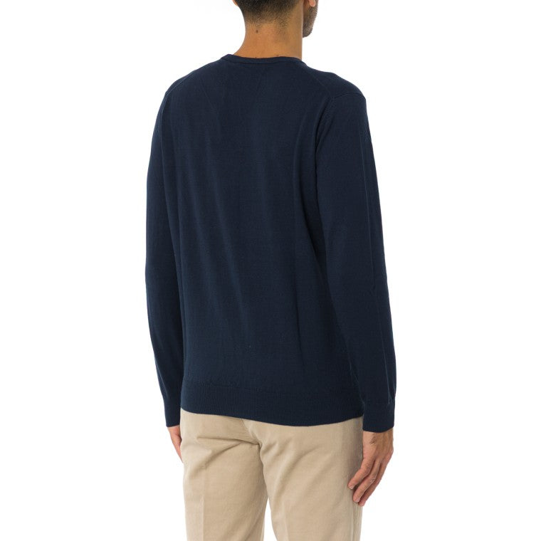 Harmont&Blaine HRP821030788 801  KNIT PARICOLLO COLOR BLOCK RIGHE SPEZZATE - Atelier Fratelli Carbè