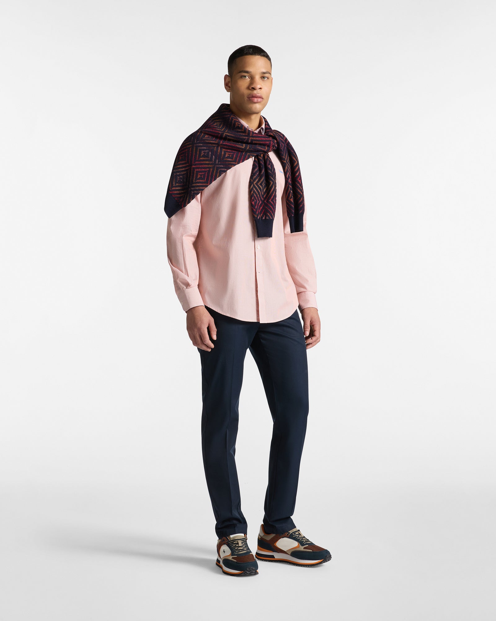 Harmont&Blaine CRP074013435B 416  SHIRT CAMICIA 2 TES CONTRASTI INTERNI - Atelier Fratelli Carbè