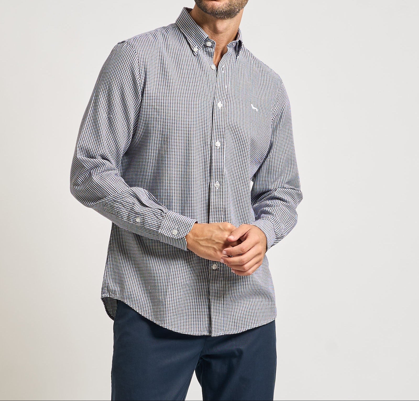 Harmont&Blaine CRP001013486M 543  SHIRT CAMICIA MONOTESSUTO + RESCA AL LISTINO - Atelier Fratelli Carbè