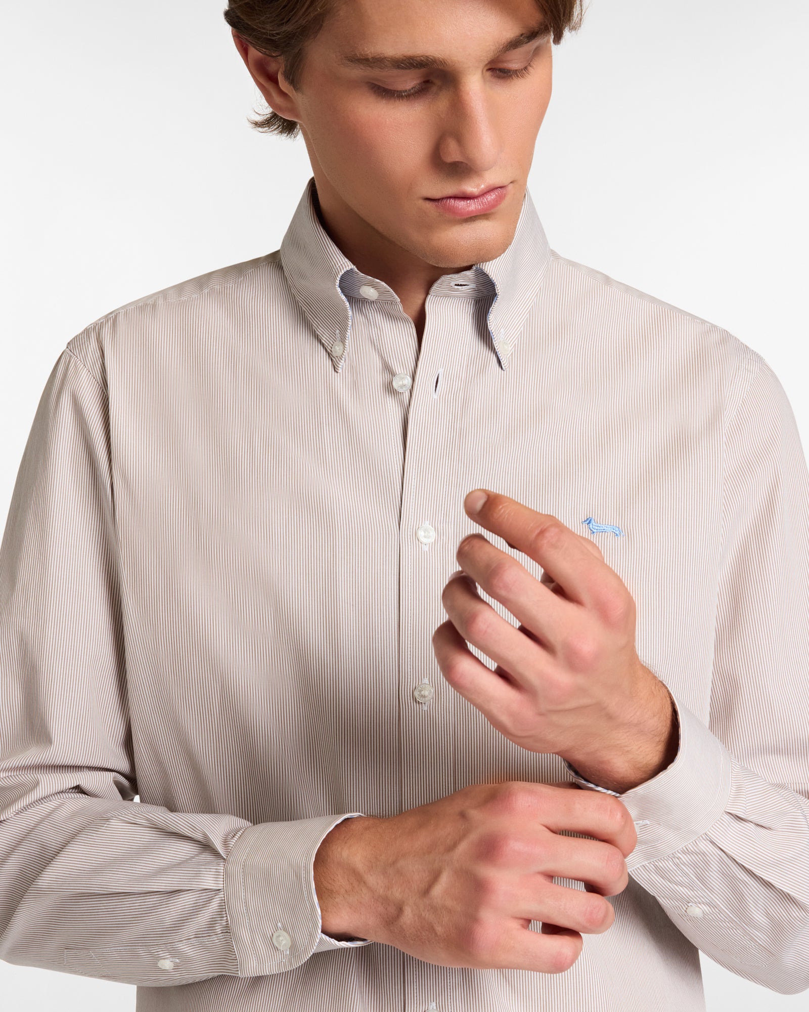 Harmont&Blaine CRP074013435B 230  SHIRT CAMICIA 2 TES CONTRASTI INTERNI - Atelier Fratelli Carbè