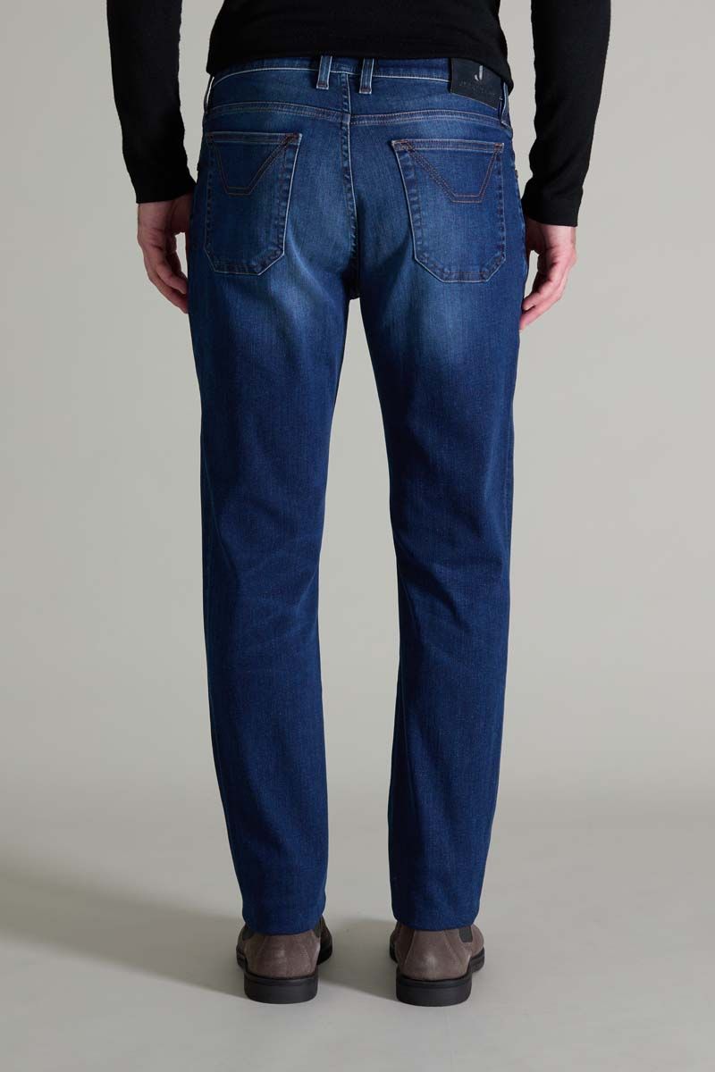 JECKERSON PA077JOHN002 DNDTFDENI021 D070D  JEANS DENIM MEDIO ALCANTARA  BLU - Atelier Fratelli Carbè