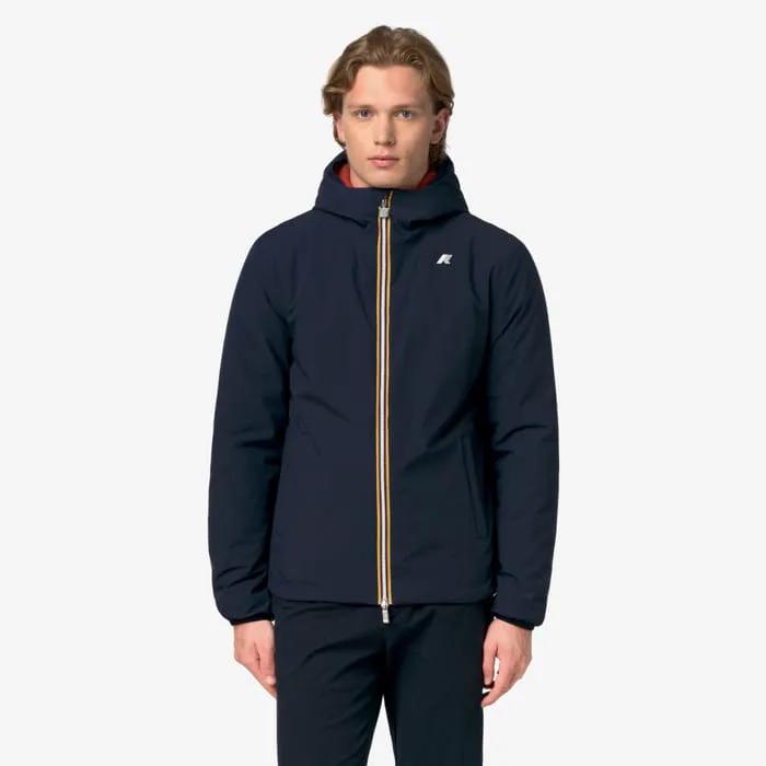K-Way K6128VW DB7 - Jack St Warm Double, particolare tasche e chiusure zip