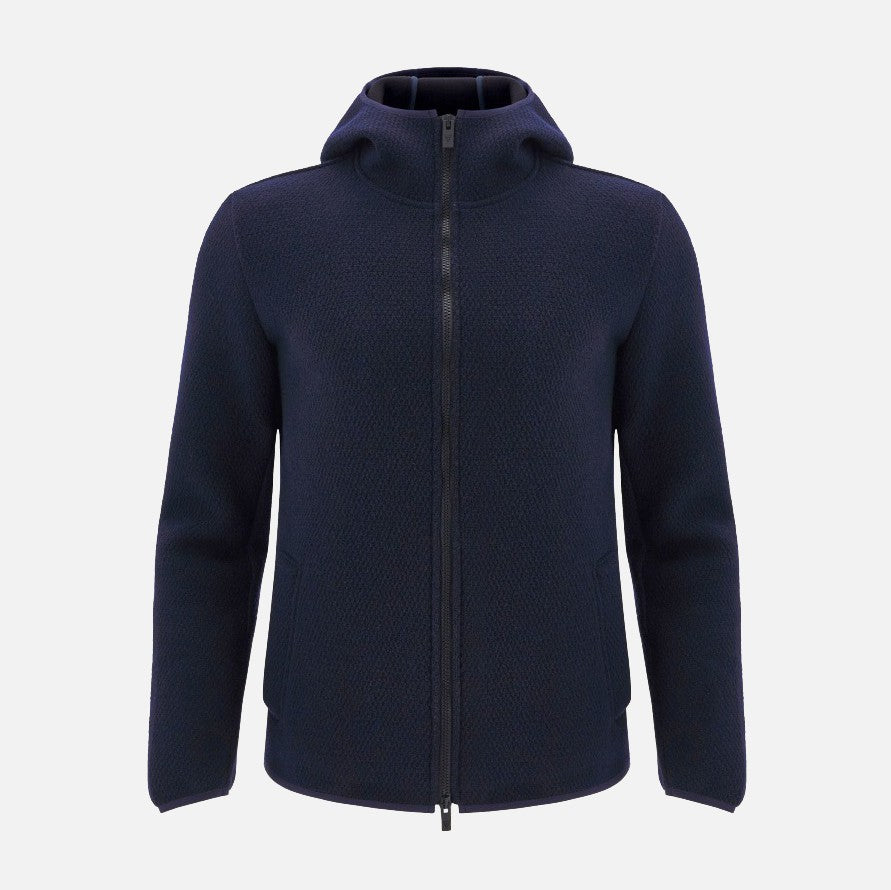 MACRON MCH FCF FRANCESCO NAV  HOODIE FRANCESCO HOODED JACKET - Atelier Fratelli Carbè