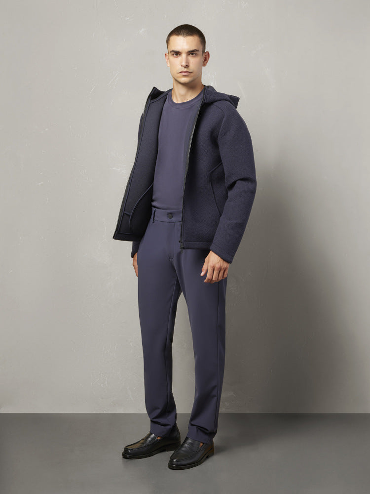 MACRON MCH FCF FRANCESCO NAV  HOODIE FRANCESCO HOODED JACKET - Atelier Fratelli Carbè