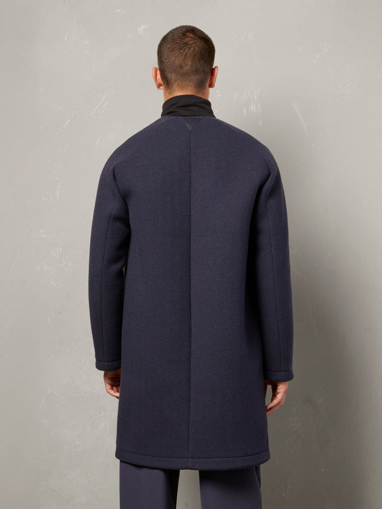 MACRON MCH KARL COAT NAV  COAT KARL COAT BLK - Atelier Fratelli Carbè