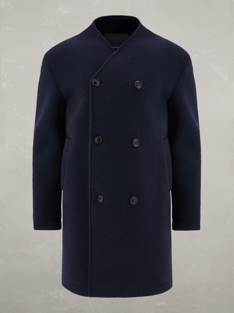 MACRON MCH KARL COAT NAV  COAT KARL COAT BLK - Atelier Fratelli Carbè