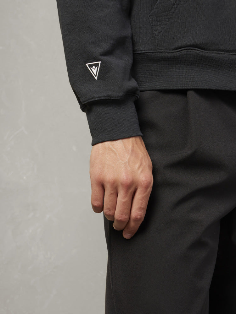 MACRON MCH CF LEWIS HOODIE HLF BLACK  HOODIE LEWIS HOODIE HLF BLACK - Atelier Fratelli Carbè