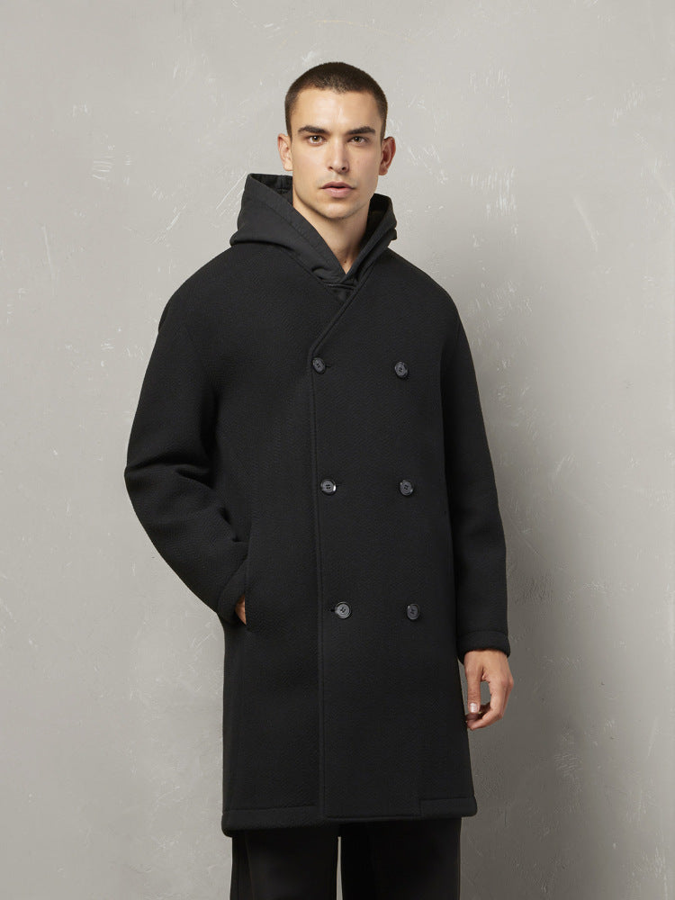 MACRON MCH FCF KARL BLK  COAT KARL COAT BLK - Atelier Fratelli Carbè