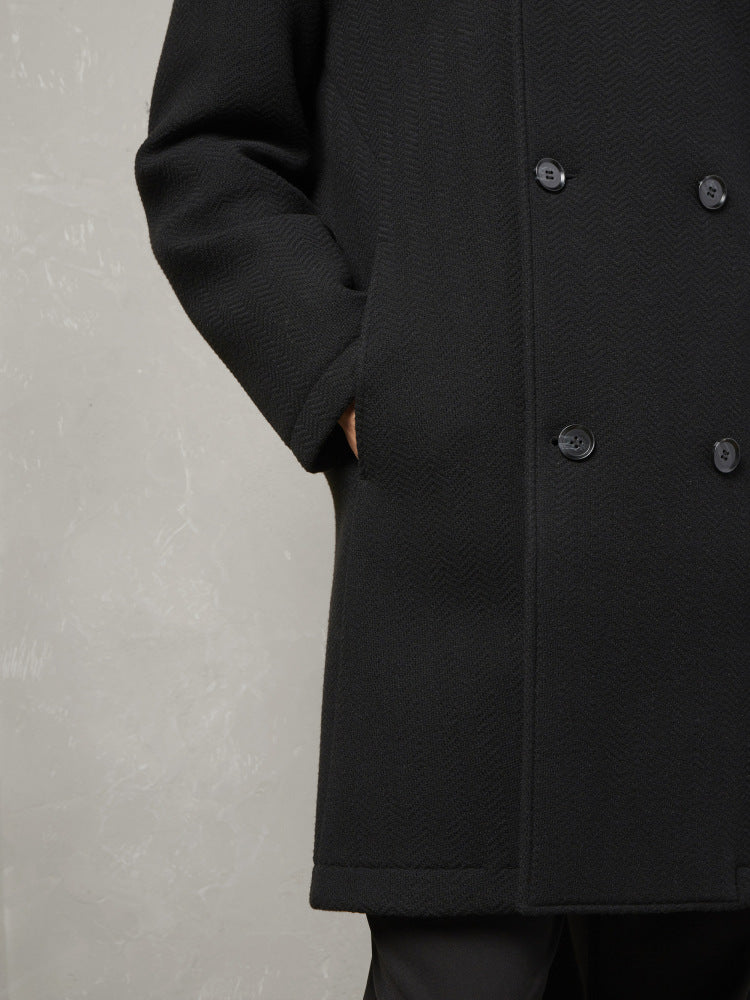 MACRON MCH FCF KARL BLK  COAT KARL COAT BLK - Atelier Fratelli Carbè