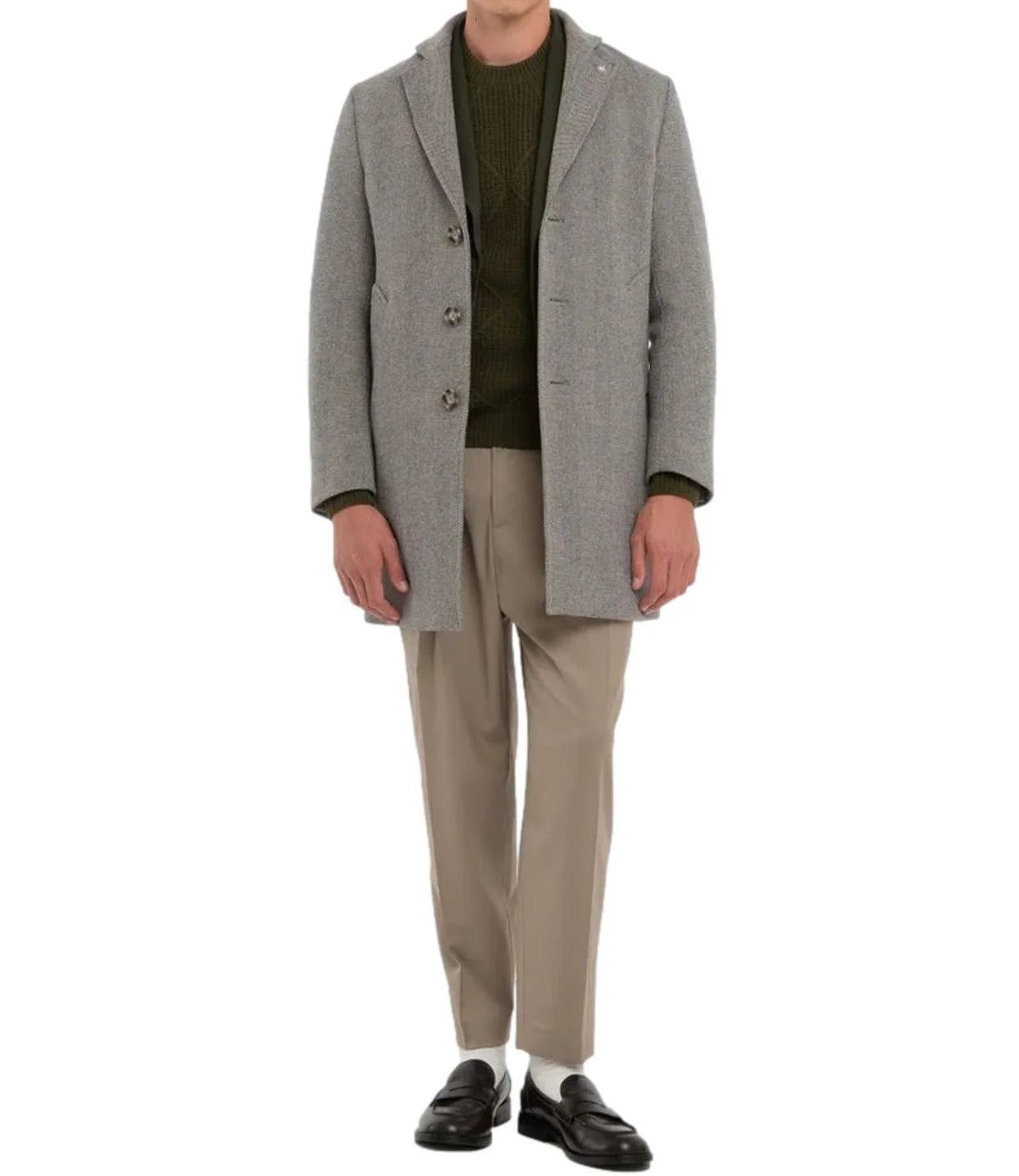 MANUEL RITZ C4448C 253740  COAT CAPPOTTO M.P. SPINA PESCE - Atelier Fratelli Carbè