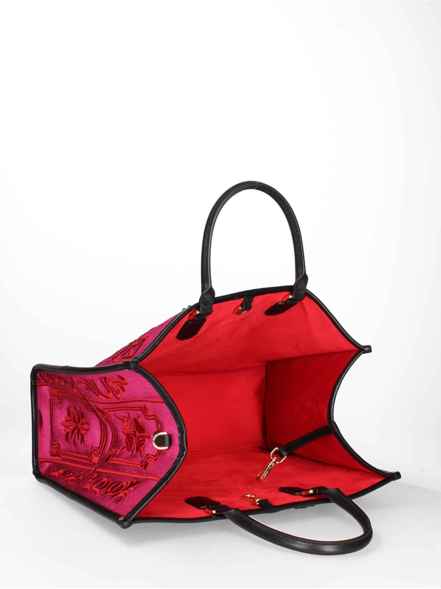 MY BEST BAG FIRENZE POMPEI F1-MYB-1001 PMP  SHOPPING BAG BORSA IN PELLE - Atelier Fratelli Carbè