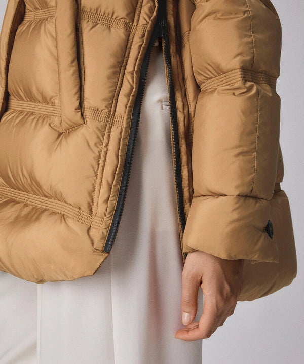 PEUTEREY TAKAN MQN 04 FUR  PED543901181967894  DOWN JACKET Puffer jacket con bordo in pelliccia - Atelier Fratelli Carbè