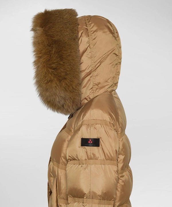 PEUTEREY TAKAN MQN 04 FUR  PED543901181967894  DOWN JACKET Puffer jacket con bordo in pelliccia - Atelier Fratelli Carbè
