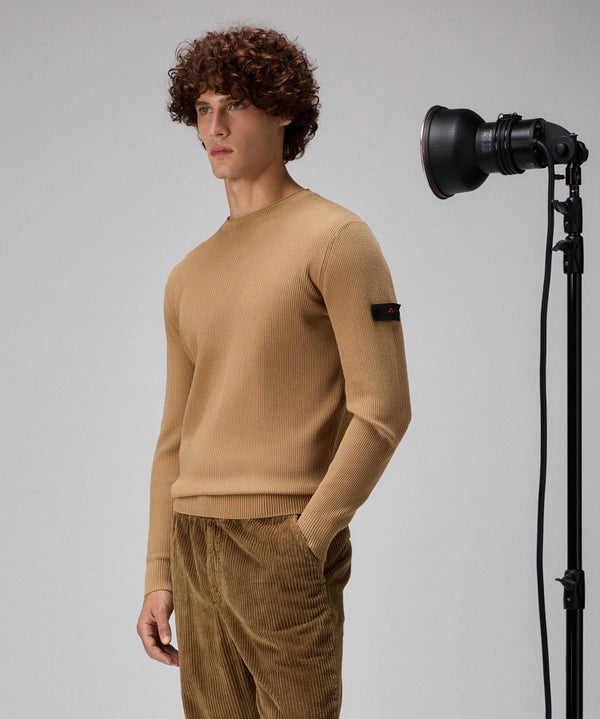 PEUTEREY GARGALLO FW02 PEU561799012365  995  KNIT Maglia in cotone a costa inglese - Atelier Fratelli Carbè