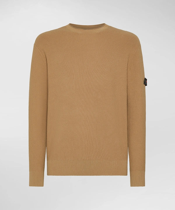 PEUTEREY GARGALLO FW02 PEU561799012365  995  KNIT Maglia in cotone a costa inglese - Atelier Fratelli Carbè