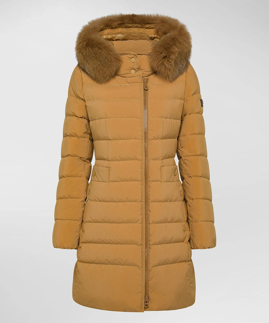 PEUTEREY SERIOLA ML 06 FUR PED5458 01190986 826  TRENCH Piumino lungo con collo alto e pelliccia - Atelier Fratelli Carbè