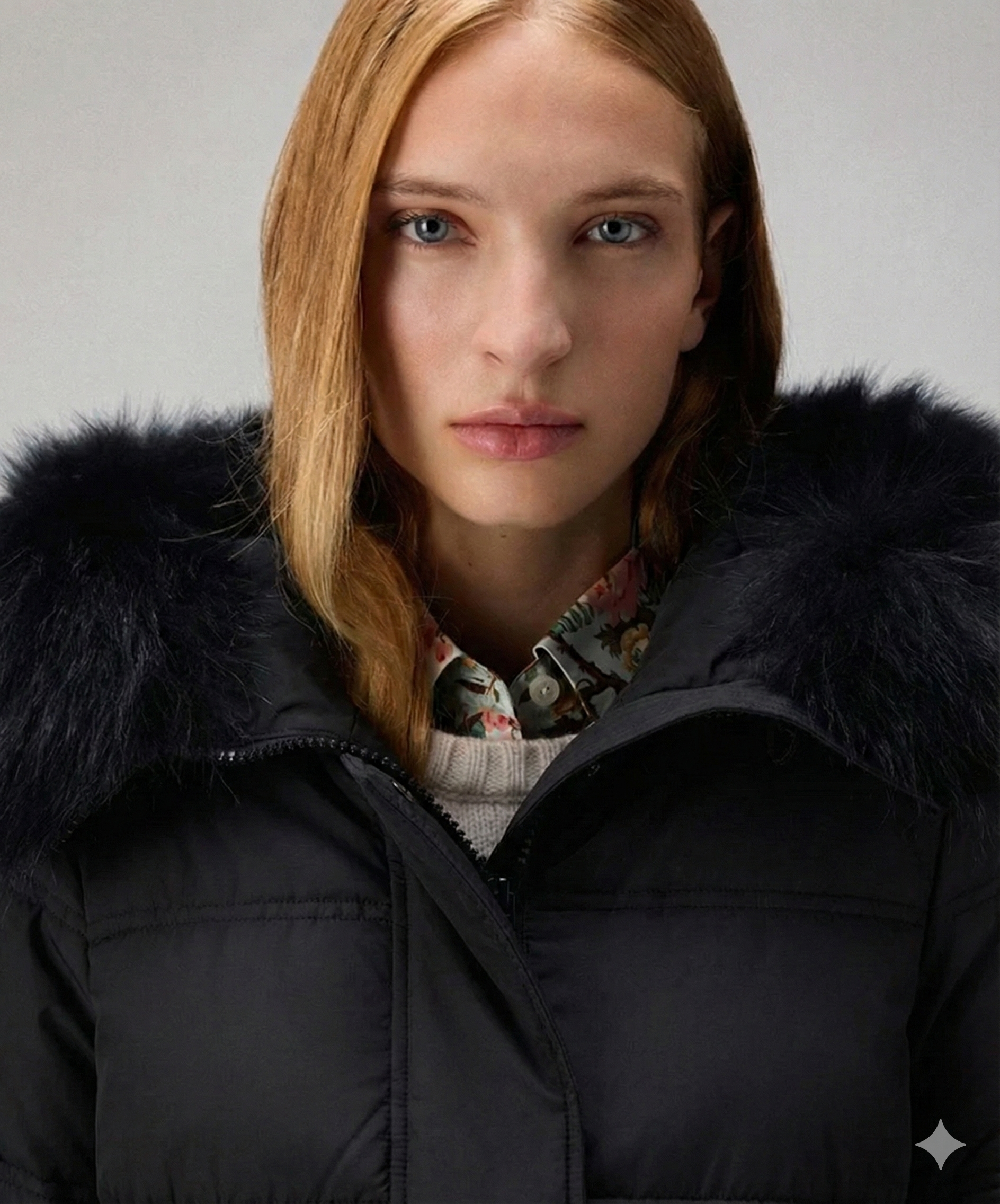 PEUTEREY TAKAN MQN 04 FUR PED543901181967 NER DOWN JACKET - Atelier Fratelli Carbè