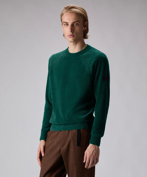 PEUTEREY SIRONI 01 PEU562399011970 689  KNIT Maglia in ciniglia rasata - Atelier Fratelli Carbè