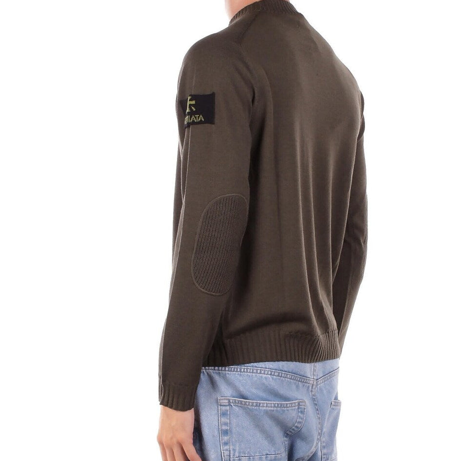 PREMIATA PMG21 VERDE  KNIT MAGLIA GIRO MERINOS - Atelier Fratelli Carbè