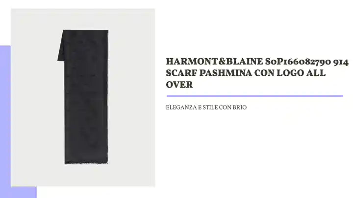 Harmont&amp;Blaine S0P166082790 914 SCARF Pashmina con logo all over by@Outfy