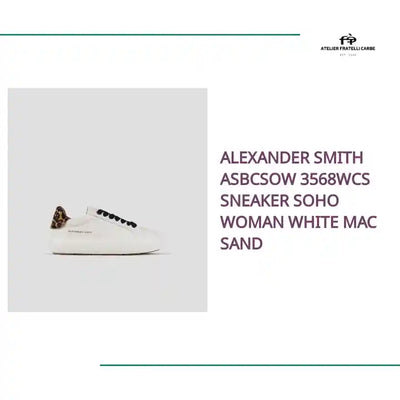 ALEXANDER SMITH ASBCSOW 3568WCS SNEAKER SOHO WOMAN WHITE MAC SAND by@Outfy