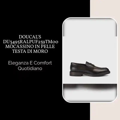 DOUCAL'S DU3495RALPUF259TM00 Mocassino in pelle testa di moro by@Outfy