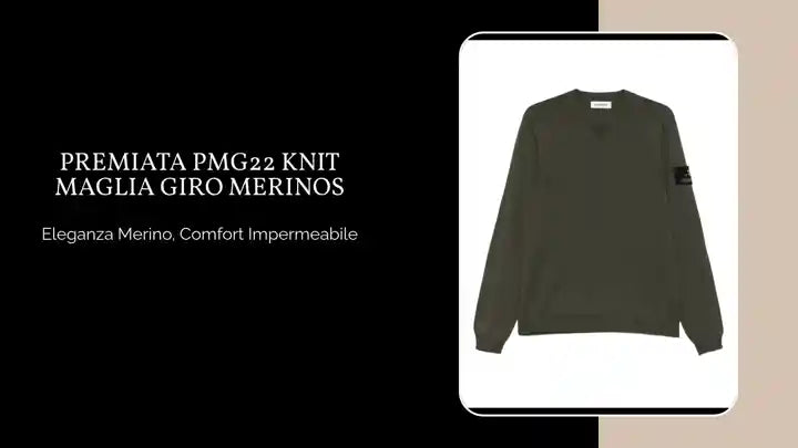 PREMIATA PMG22 KNIT MAGLIA GIRO MERINOS by@Outfy