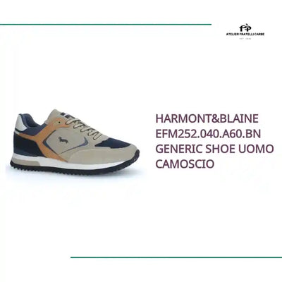 Harmont&amp;Blaine EFM252.040.A60.BN GENERIC SHOE UOMO CAMOSCIO by@Outfy