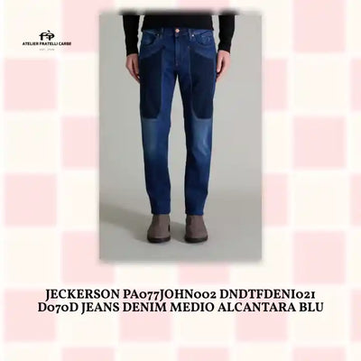 JECKERSON PA077JOHN002 DNDTFDENI021 D070D JEANS DENIM MEDIO ALCANTARA BLU by@Outfy