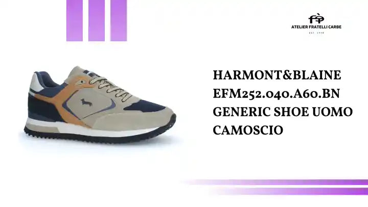 Harmont&amp;Blaine EFM252.040.A60.BN GENERIC SHOE UOMO CAMOSCIO by@Outfy