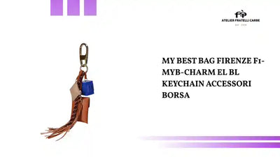 MY BEST BAG FIRENZE F1-MYB-CHARM EL BL KEYCHAIN ACCESSORI BORSA by@Outfy