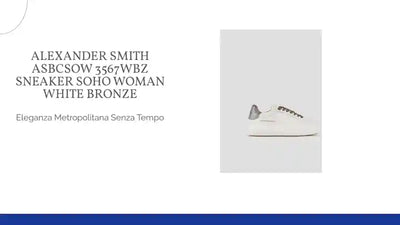 ALEXANDER SMITH ASBCSOW 3567WBZ SNEAKER SOHO WOMAN WHITE BRONZE by@Outfy