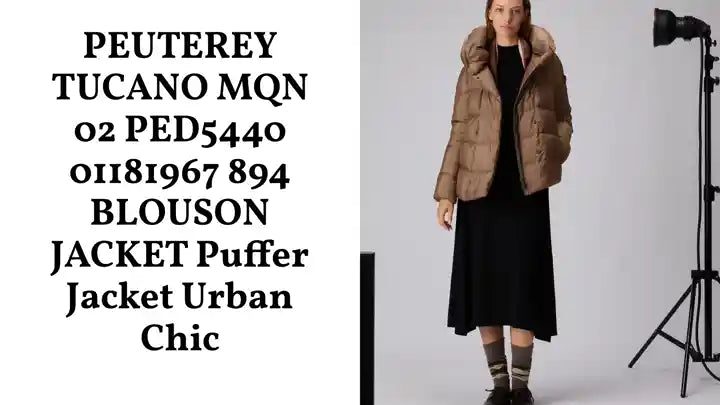 PEUTEREY TUCANO MQN 02 PED5440 01181967 894 BLOUSON JACKET Puffer jacket urban chic by@Outfy