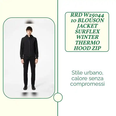 RRD W25044 10 BLOUSON JACKET SURFLEX WINTER THERMO HOOD ZIP by@Outfy
