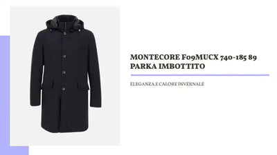 MONTECORE F09MUCX 740-185 89 Parka imbottito by@Outfy