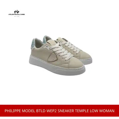 PHILIPPE MODEL BTLD WEP2 SNEAKER TEMPLE LOW WOMAN by@Outfy