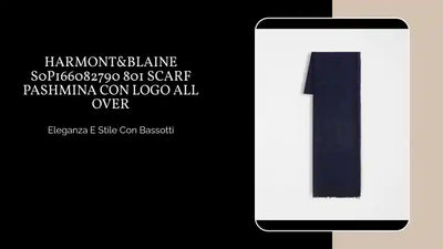 Harmont&amp;Blaine S0P166082790 801 SCARF Pashmina con logo all over by@Outfy
