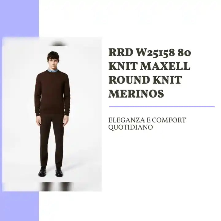 RRD W25158 80 KNIT Maxell Round Knit MERINOS by@Outfy