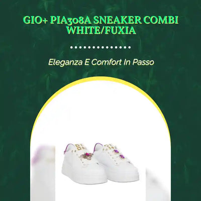 GIO+ PIA308A SNEAKER COMBI WHITE/FUXIA by@Outfy