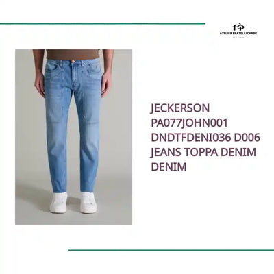 JECKERSON PA077JOHN001 DNDTFDENI036 D006 JEANS TOPPA DENIM DENIM by@Outfy