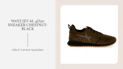 W6YZ JET-M. 4D20 SNEAKER CHESTNUT-BLACK by@Outfy