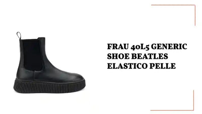 FRAU 40L5 GENERIC SHOE BEATLES ELASTICO PELLE by@Outfy