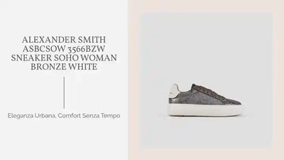 ALEXANDER SMITH ASBCSOW 3566BZW SNEAKER SOHO WOMAN BRONZE WHITE by@Outfy