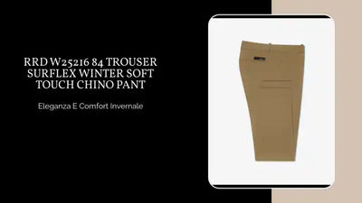RRD W25216 84 TROUSER surflex winter soft touch chino pant by@Outfy