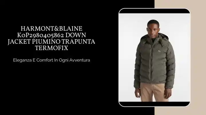 Harmont&amp;Blaine K0P2980405862 DOWN JACKET PIUMINO TRAPUNTA TERMOFIX by@Outfy